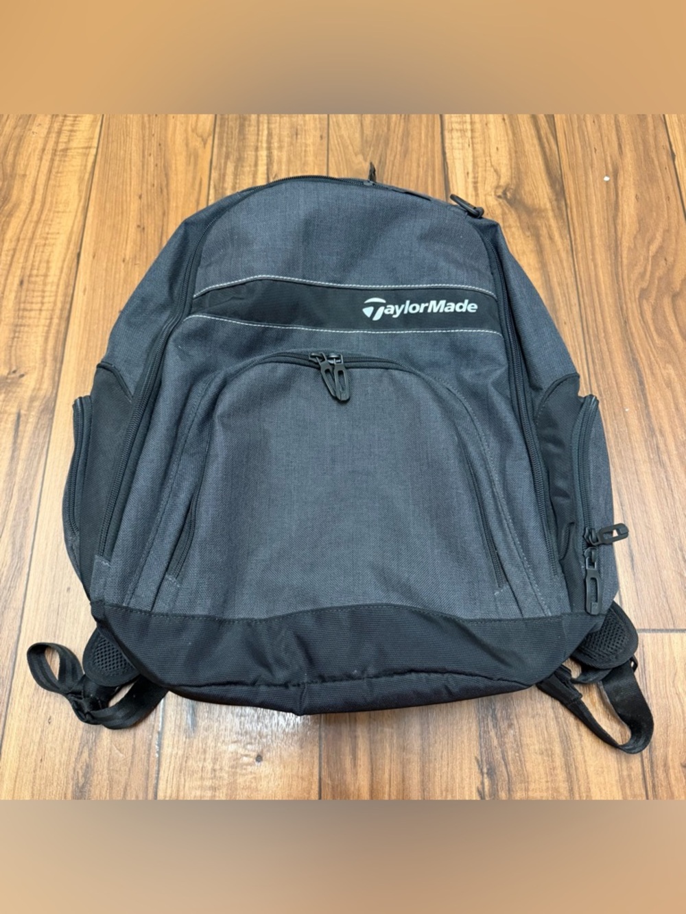 TaylorMade TM18 Staff Pro Performance Backpack W/ Laptop Slot Black Padded